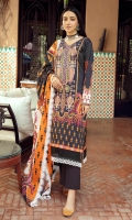 3-Meter Shirt with Embroidered Front 2.5-Meter Lawn Printed Dupatta 2.5-Meter Plain Cotton Trousers