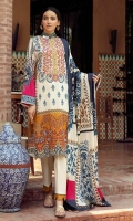 3-Meter Shirt with Embroidered Front 2.5-Meter Lawn Printed Dupatta 2.5-Meter Plain Cotton Trousers