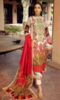 3-Meter Shirt with Embroidered Front 2.5-Meter Lawn Printed Dupatta 2.5-Meter Plain Cotton Trousers