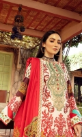 3-Meter Shirt with Embroidered Front 2.5-Meter Lawn Printed Dupatta 2.5-Meter Plain Cotton Trousers
