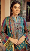 3-Meter Shirt with Embroidered Front 2.5-Meter Lawn Printed Dupatta 2.5-Meter Plain Cotton Trousers