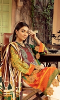 3-Meter Shirt with Embroidered Front 2.5-Meter Lawn Printed Dupatta 2.5-Meter Plain Cotton Trousers