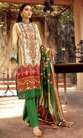3-Meter Shirt with Embroidered Front 2.5-Meter Lawn Printed Dupatta 2.5-Meter Plain Cotton Trousers