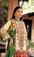 3-Meter Shirt with Embroidered Front 2.5-Meter Lawn Printed Dupatta 2.5-Meter Plain Cotton Trousers