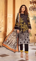 3 Meter Printed Shirt 2.5 Meter Printed Lawn Duppata 2.5 Meter Plain Cotton Trousers