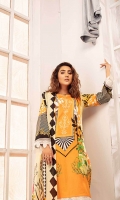 3 Meter Printed Shirt 2.5 Meter Printed Lawn Duppata 2.5 Meter Plain Cotton Trousers