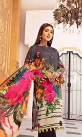 3 Meter Printed Shirt 2.5 Meter Printed Lawn Duppata 2.5 Meter Plain Cotton Trousers