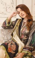 1.25-Meter Front Printed and Embroidered 1.25-Meter Printed Back 0.5-Meter Printed Sleeves 2.5-Meter Lawn Printed Dupatta 2.5-Meter Cotton Trousers