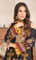 1.25-Meter Front Printed and Embroidered 1.25-Meter Printed Back 0.5-Meter Printed Sleeves 2.5-Meter Lawn Printed Dupatta 2.5-Meter Cotton Trousers