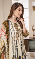 1.25-Meter Front Printed and Embroidered 1.25-Meter Printed Back 0.5-Meter Printed Sleeves 2.5-Meter Lawn Printed Dupatta 2.5-Meter Cotton Trousers