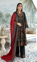 Embroidered leather jacquard shirt Embroidered leather jacquard Pashmina Shawl Embroidered dyed Trouser