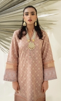 1 piece Ready-To-Wear printed & embroidered khaddar shirt