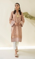 1 piece Ready-To-Wear printed & embroidered khaddar shirt