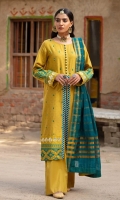 Embroidered Pret Jacquard Suit