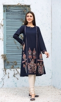 Stitched Lawn Frock.Best Neck With slit Embroidered Front Embroidered Sleeves. Plain back