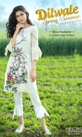 2 PC STITCHED DRESS BOAT NECK. EMBROIDERED FRONT SLEEVES WITH LACE LAWN TROUSER