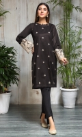 STITCHED LAWN SHIRT ROUND NECK WITH FRILLS EMBROIDERED FRONT EMBROIDERED SLEEVES PLAIN BACK