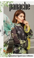 Embroidered Lawn Shirt Printed Chiffon Dupatta Dyed Trouser