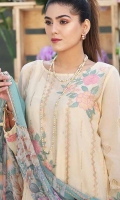 embroidered lawn unstitched three piece suit