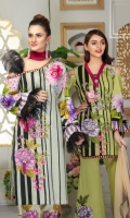 Three pcs embroidered linen suit with chiffon dupatta Three pcs embroidered linen suit with chiffon dupatta
