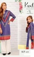 Lawn Unsitch Kurti