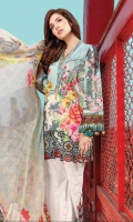 3 Piece Embroidered Lawn Suit