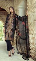 linen embroidered shirt pirnted Dupatta dyed trouser