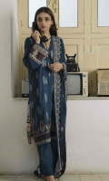 Embroidered Front Digital Printed Back Dyed Sleeves Embroidered Chiffon Dupatta Dyed Trouser Embroidered Front Border Embroidered Patch for Sleeves
