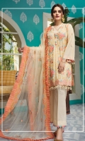 Embroidered Karandi Unstitched 3 Piece Suit 