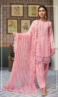 Embroidered Karandi Unstitched 3 Piece Suit 