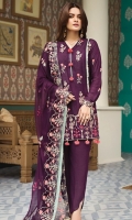 Embroidered Karandi Unstitched 3 Piece Suit 