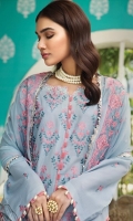 Embroidered Karandi Unstitched 3 Piece Suit 