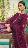 Embroidered Karandi Unstitched 3 Piece Suit 