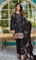 Embroidered Karandi Unstitched 3 Piece Suit 