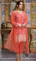 Embroidered Karandi Unstitched 3 Piece Suit 