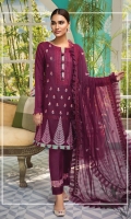 Embroidered Karandi Unstitched 3 Piece Suit 