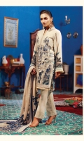 Embroidered Khaddar Front  Printed Khaddar back & sleeves  100% Pure Wool Shawl  Dyed Khaddar Trouser