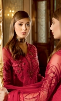 3pc embroidered chiffon suit