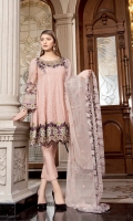 3pc embroidered chiffon suit