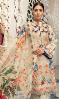 Embroidered Lawn Unstitched 3 Piece Suit