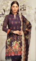 Embroidered Lawn Unstitched 3 Piece Suit