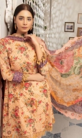 Embroidered Lawn Unstitched 3 Piece Suit