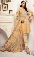 Embroidered Lawn Unstitched 3 Piece Suit