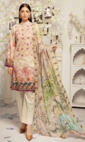 Embroidered Lawn Unstitched 3 Piece Suit