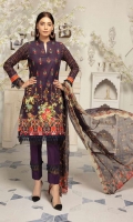 Embroidered Lawn Unstitched 3 Piece Suit