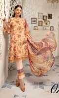 Embroidered Lawn Unstitched 3 Piece Suit