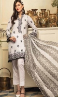 embroidered lawn unstitched three piece suit