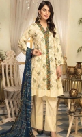 embroidered lawn unstitched three piece suit