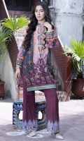 Un Stitched Digital Printed Lawn Shirt