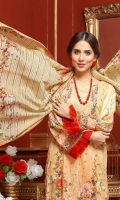 Embroidered Missouri Lawn Shirt Fancy Dupatta Dyed Trouser